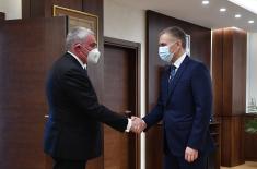 Meeting between Minister Stefanović and Ambassador of Republic of Armenia