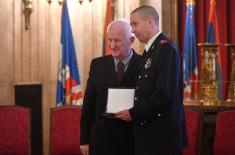 Private 1st Class Milica Đekić Winner of the Recognition “The Noblest Deed of the Year”