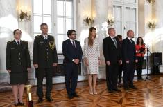 Slovak Minister of Defence Naď visits Serbia