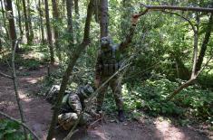 Обука извиђача Војске Србије у летњим условима