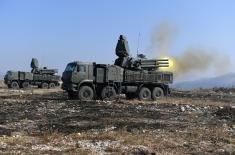  Shooting from combat assets “Pantsir S1” viz. “SA-22 Grayhound” during the “Slavonic Shield 2019” Exercise