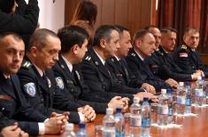 President of the Republic of Serbia meets commanders of the units of the Serbian Armed Forces, the Ministry of Interior and the line ministers