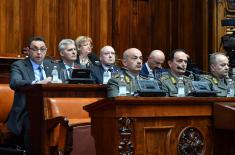 Serbian Assembly discusses the set of laws on defence
