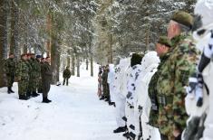 Minister Vulin at the training of the cadets of the Military Academy in winter conditions: After 20 years new equipment and training in Nordic skiing