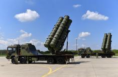 Minister Vučević and General Mojsilović at Dry Run for Demonstration of Capabilities of the Serbian Armed Forces “Granite 2023”