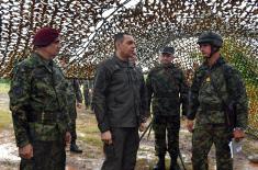 Defence Minister attends final exercise of Military Academy cadets