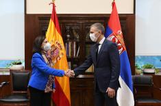 Meeting between Minister Stefanović and Minister of Defence of Spain