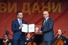 Minister Vučević at ceremony to honour Field Marshal Živojin Mišić