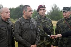 Defence Minister attends final exercise of Military Academy cadets