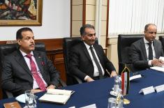 Minister Stefanović meets with Senior Undersecretary of Ministry of Foreign Affairs of Iraq Al-Khairallah