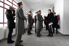 Defence Minister visits site for military outpatient clinic at Bežanijska Kosa