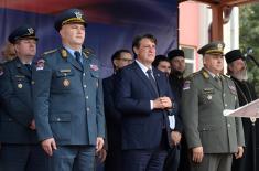 Министар Гашић на полагању заклетве војника генерације „јун 2025“ 