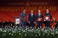 Minister Vučević at ceremony to honour Field Marshal Živojin Mišić