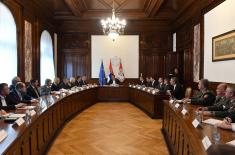 Meeting of President Vučić with representatives of health institutions regarding the prevention of coronavirus 