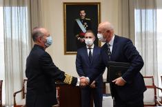Meeting between Minister Stefanović and Minister of Defence of Spain