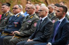 Minister Vučević at ceremony to honour Field Marshal Živojin Mišić