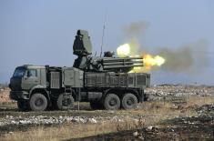  Shooting from combat assets “Pantsir S1” viz. “SA-22 Grayhound” during the “Slavonic Shield 2019” Exercise