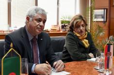 Sastanak ministra odbrane sa ambasadorom DNR Alžir