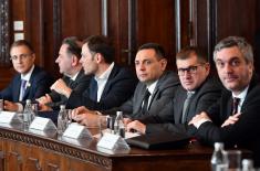 Meeting of President Vučić with representatives of health institutions regarding the prevention of coronavirus 