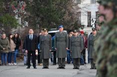 Gun salute on the occasion of Statehood Day