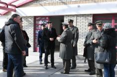 Ministar odbrane obišao lokaciju za vojnu ambulantu na Bežanijskoj kosi