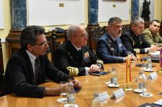 Министар Стефановић разговарао са начелником Генералштаба Оружаних снага Краљевине Шпаније