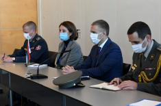 Meeting between Minister Stefanović and Deputy Minister of National Defence of Greece