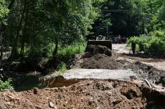 Vojska Srbije pomogla stanovništvu u opštini Blace