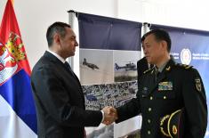 Minister of Defence meets with Rector of the National Defence University of China