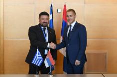 Meeting between Minister Stefanović and Deputy Minister of National Defence of Greece