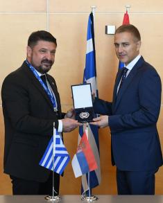 Meeting between Minister Stefanović and Deputy Minister of National Defence of Greece
