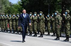 The ceremony on the occasion of unveiling the bust of General Jovan Mišković and the inauguration of the Memorial Room at the Military Academy