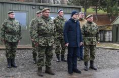 Ministar Vučević na Božić u Kopnenoj zoni bezbednosti