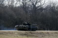 Chief of General Staff visits tank units at Orešac training ground