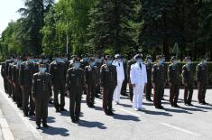 The ceremony on the occasion of unveiling the bust of General Jovan Mišković and the inauguration of the Memorial Room at the Military Academy