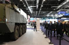 Minister Stefanović visits International Defence and Security Exhibition in Madrid