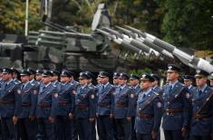 Minister Stefanović attends ceremony marking AD Artillery and Missile Units Day