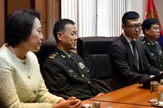 Minister of Defence meets with Rector of the National Defence University of China