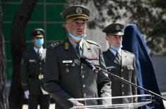 The ceremony on the occasion of unveiling the bust of General Jovan Mišković and the inauguration of the Memorial Room at the Military Academy