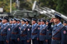 Minister Stefanović attends ceremony marking AD Artillery and Missile Units Day