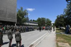 The ceremony on the occasion of unveiling the bust of General Jovan Mišković and the inauguration of the Memorial Room at the Military Academy