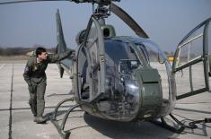 Letačka obuka pilota helikoptera Vojske Srbije