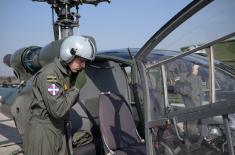 Letačka obuka pilota helikoptera Vojske Srbije