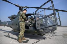 Letačka obuka pilota helikoptera Vojske Srbije