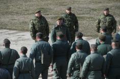 Chief of General Staff visits tank units at Orešac training ground