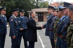 Minister Stefanović attends ceremony marking AD Artillery and Missile Units Day