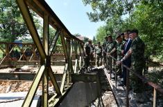 Chief of General Staff Visited Units of the Serbian Armed Forces which Provide Assistance to Population of Blace and Prokuplje