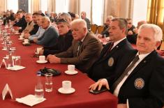 Minister Vučević and General Mojsilović meet with representatives of associations cooperating with Serbian Armed Forces