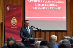 Handover of Decorations of the President of Serbia and Supreme Commander on the Occasion of the Day of the Army and Day of the Infantry