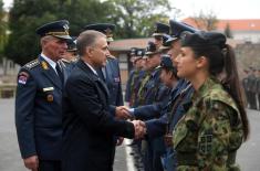 Minister Stefanović attends ceremony marking AD Artillery and Missile Units Day